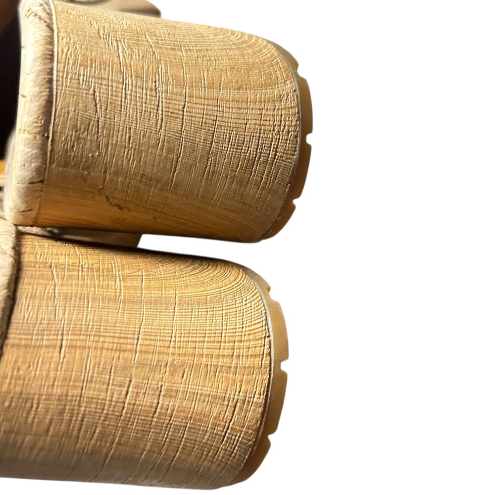 Kork-Ease Tilly Leather Clogs Brown Shoes Slip On Block Heel Size 9M - Picture 5 of 7